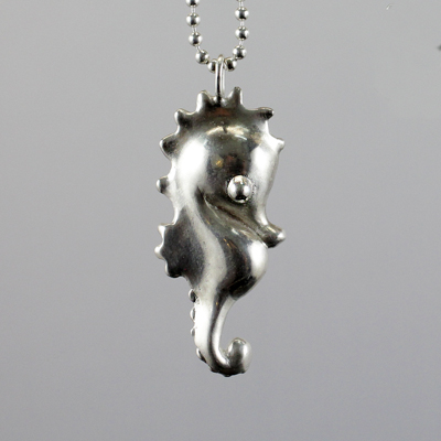 Schmuck von der Bey, Seepferdchen, 935 Silber